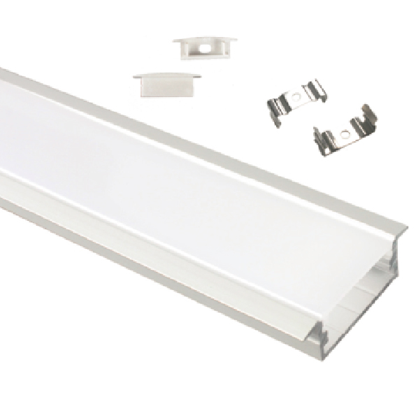 17x6 Recessed Aluminium LED Profile with Diffuser