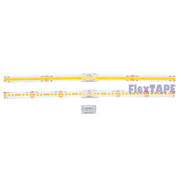 Dotless Direct Connection 2 PIN COB LED Strip Connector