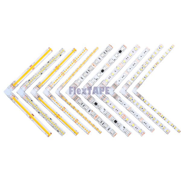 Solderless 90 Degree L Strip Connector for 8mm 10mm COB SMD LED Tape